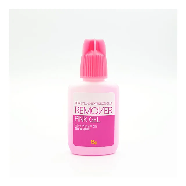 High Quality Eyelash Glue Pink Gel Remover 15g for Eyelash Extensions False Eyelash Bond Adhesive Cleanser Sky Glue Remover