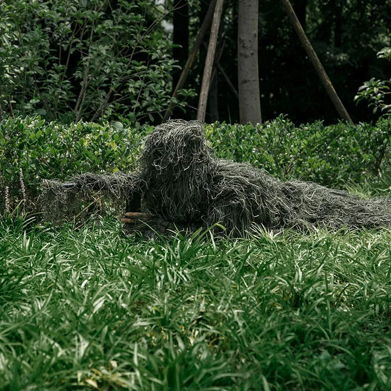 Костюм Gillie Ghillie, камуфляжные брюки с капюшоном
