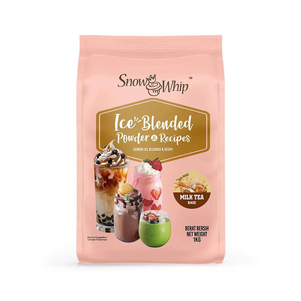 Мгновенный молочный чай со вкусом снега хлыст халяльный молочный коктейль смешанный порошок со льдом