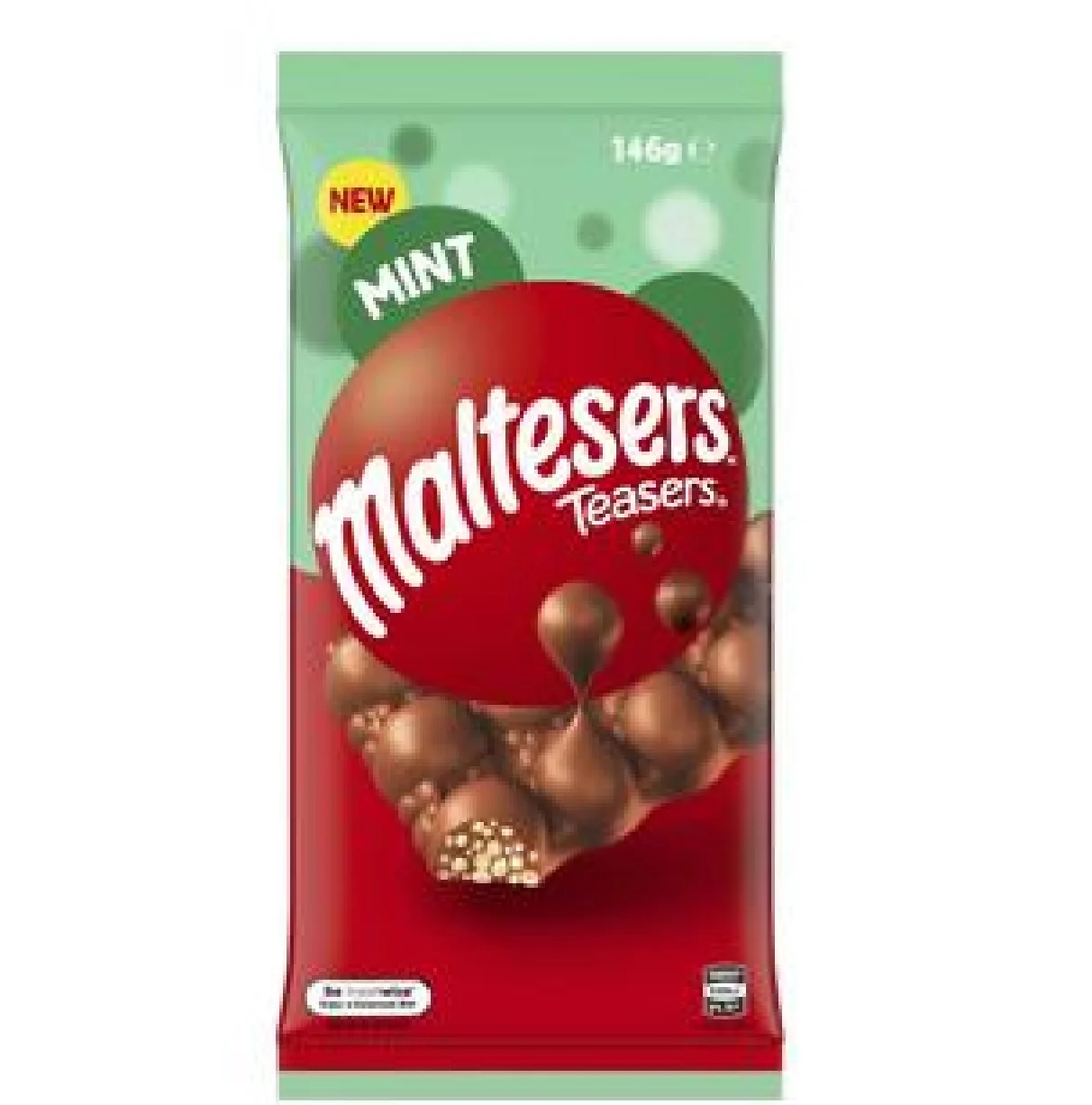 Maltesers Teasers Block 146g from Australia malt ball