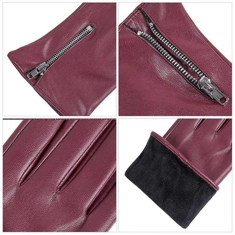  Customized Genuine Leather Driving Gloves For Men