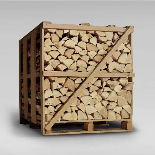 Beech Cleaved Firewood on Pallets, 6-14 cm Thick