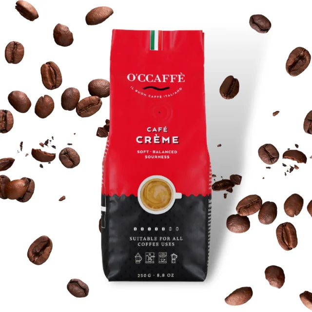 100% Arabica Italian Espresso Coffee Beans for Traditional Italian Coffee