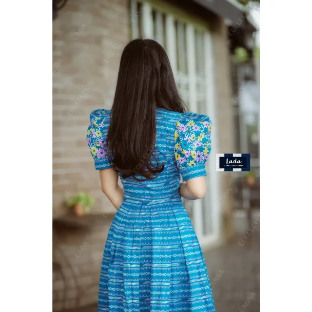 Лидер продаж тайские повседневные женские платья товары премиум класса ручная работа Лада Лана коллекция 035 набор цветов