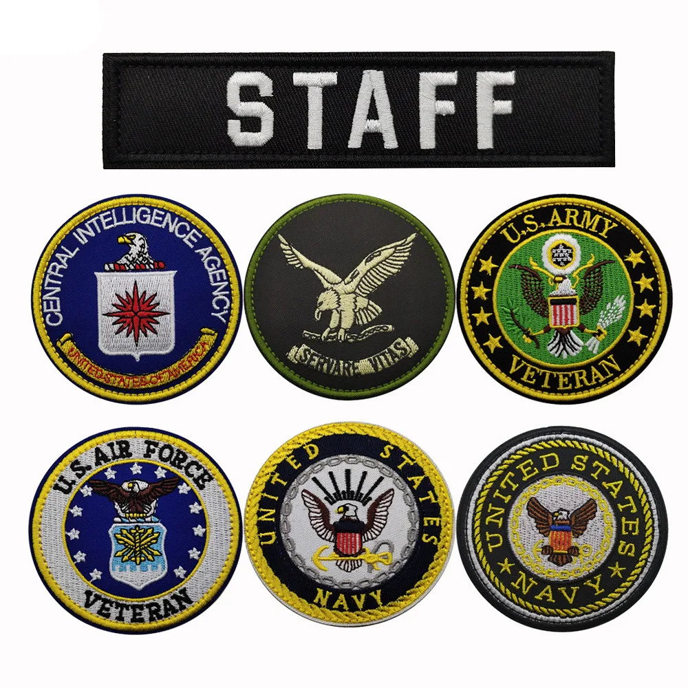 Embroidered Name Tapes Custom Plate Carrier Patch magic sticker Ghostbusters Flight Suit Name Tags