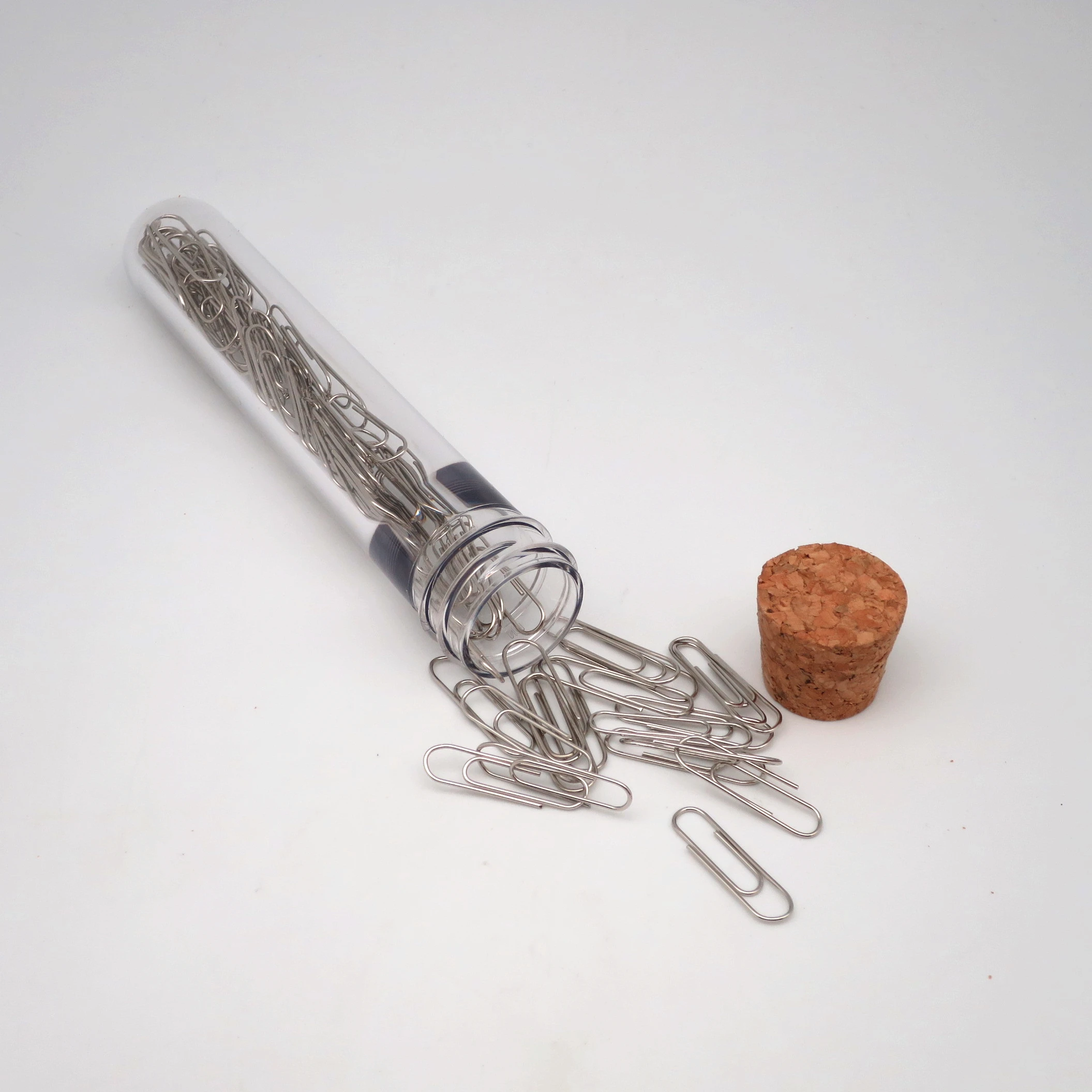 Office Accessories Test Tube holder with cork stand Office stationery Supply Set plastic tube for gifts packaging