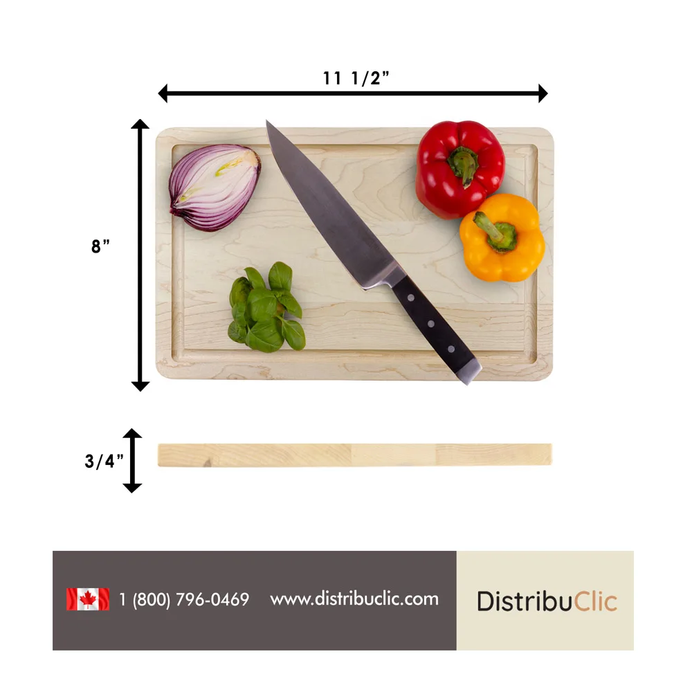 
Top Rated Product Cutting Board New Design Small Maple Cutting Wood Board With Juice Groove 11-1/2