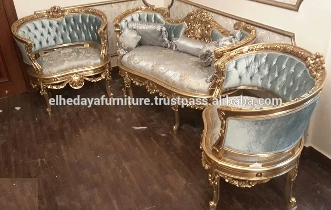 
antique french sofa salon set 