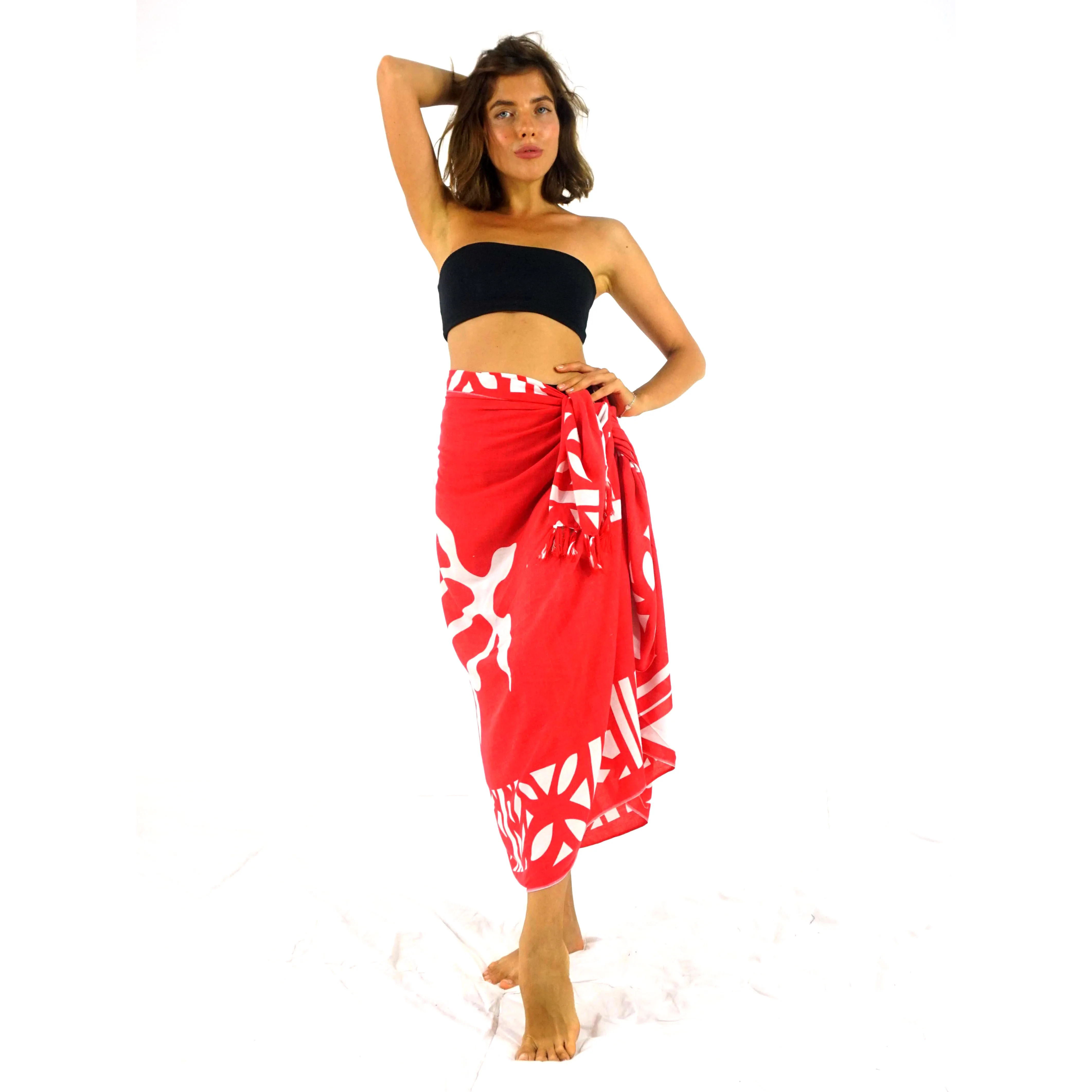 Sarong Animal Print Hawaiian Sarong Pareo Sarong Beachwear Cover Up 100% Rayon PR055-002R2