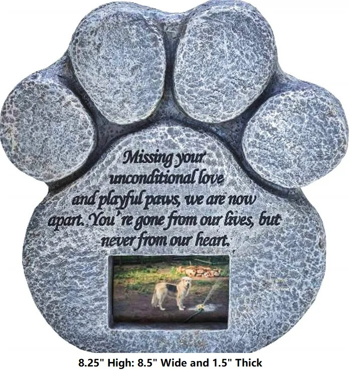 SMALL MEDIUM SIZE POLY RESIN STONE COLOR MEMORIAL GRAVE ASH BOX CINERARY CASKET FOR DIED PET ANIMAL DOG CAT PUPPY KITTY STATUE