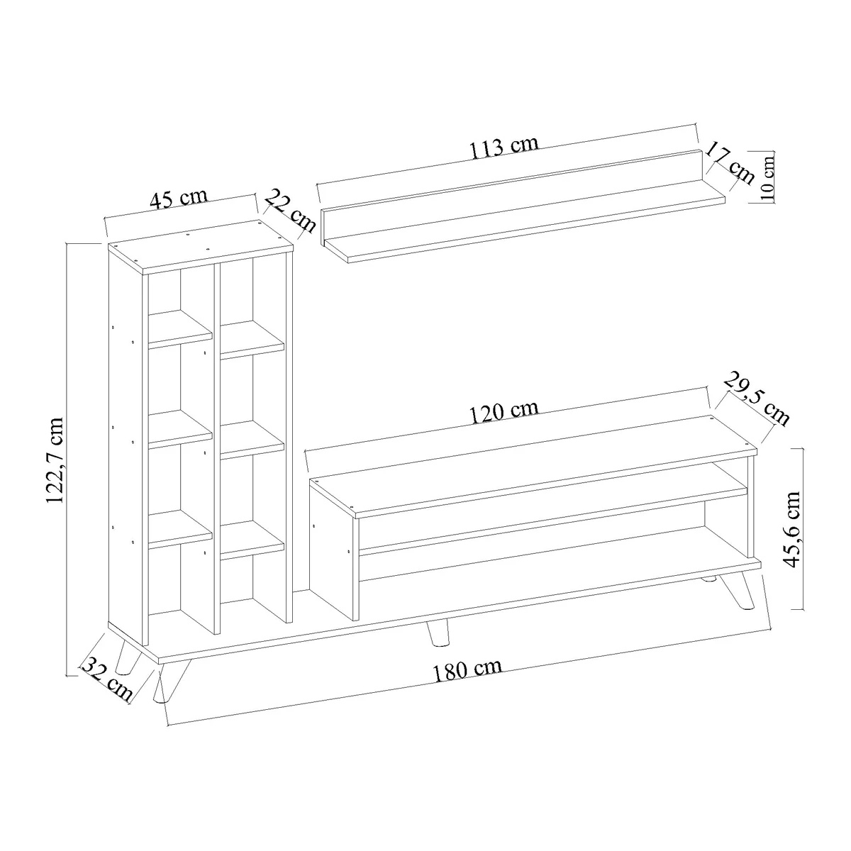 Современный стиль оптовая продажа современный деревянный роскошный шкаф для телевизора с книжной полкой настенный диван и стена хранения в спальне
