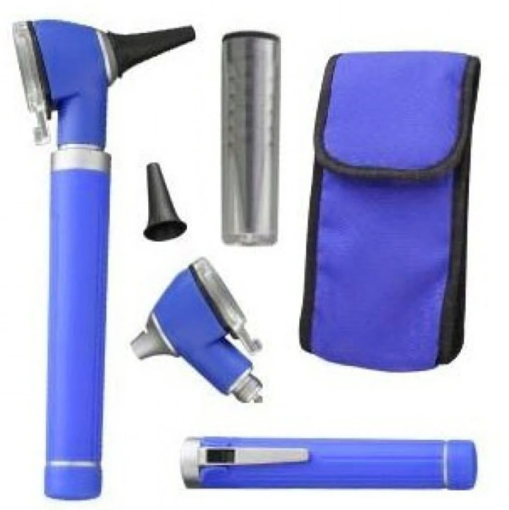 OTOSCOPE MINI FIBER OPTIC BLUE COLOR POCKET MEDICAL ENT DIAGNOSTIC OTOLOGIST SURGICAL MEDICAL DIAGNOSTIC INSTRUMENT      MGI-18