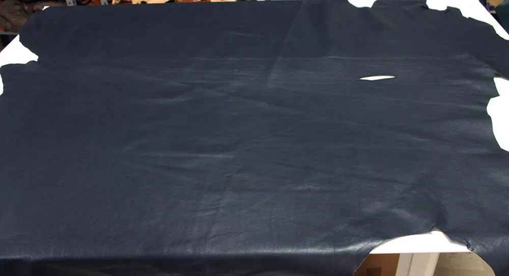 BLUE Calf Calfskin  genuine leather skins hide | cow leather skin | Genuine leather cow skin