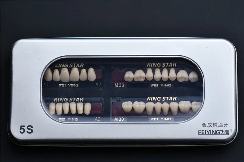 Factory Composite  Denture Teeth Dental  Acrylic Teeth Set Synthetic Resin Teeth for Sale ISO CE