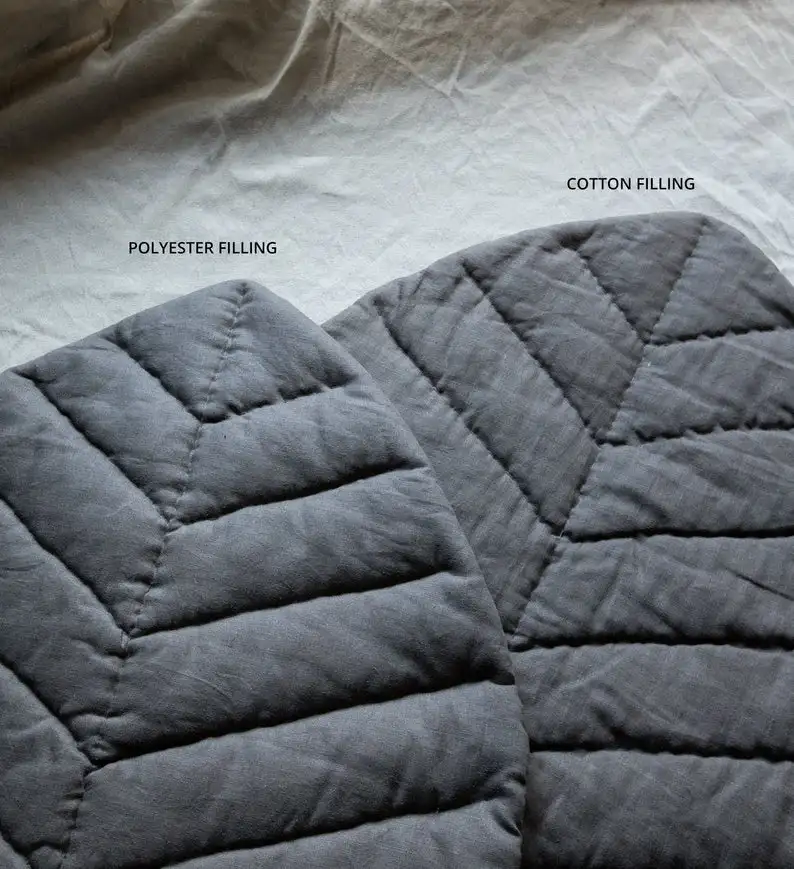 
Leaf Kids Linen padded play mat rug baby floor nursery baby rug all color leaf mat 