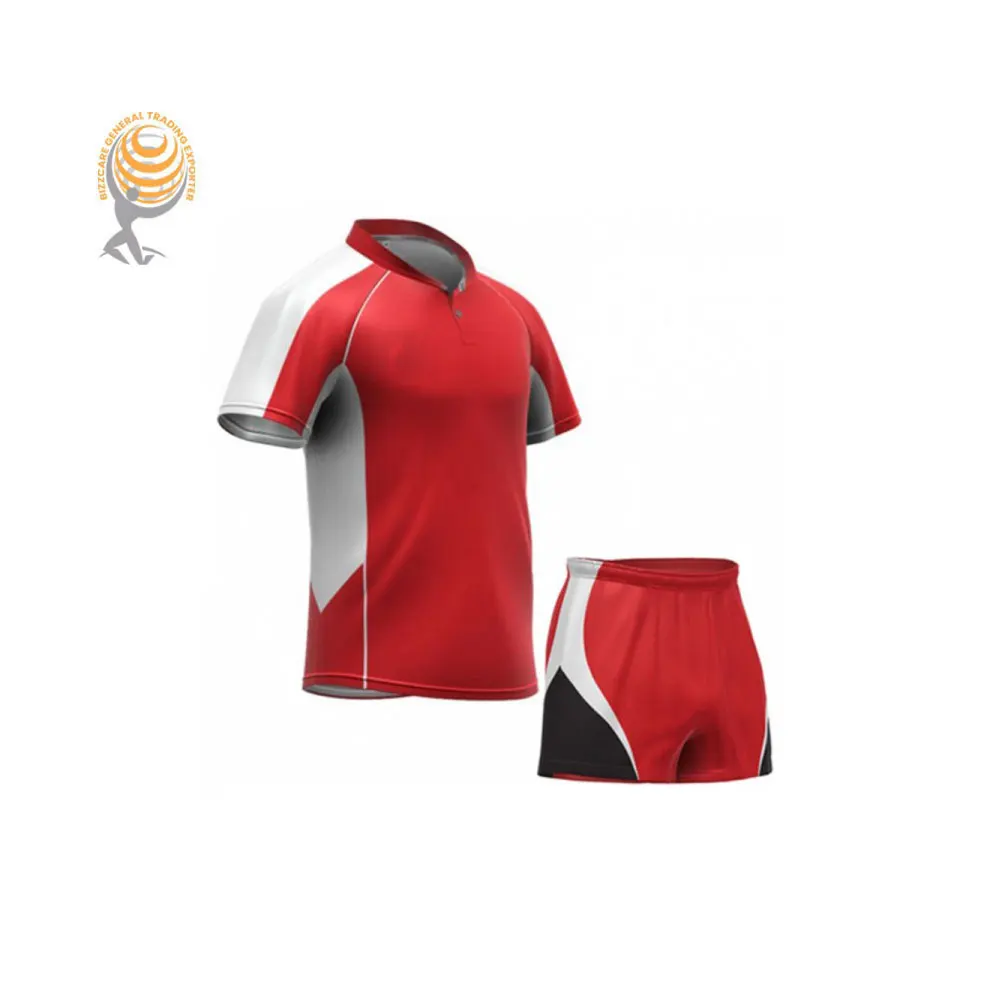 Оптовая продажа индивидуальная униформа для регби короткая сублимированная рубашка поло женщин и