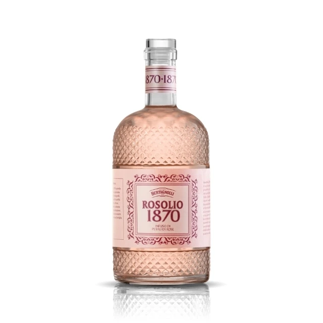 Best Quality Rose Liqueur Rosolio 1870 700ml Glass Bottle