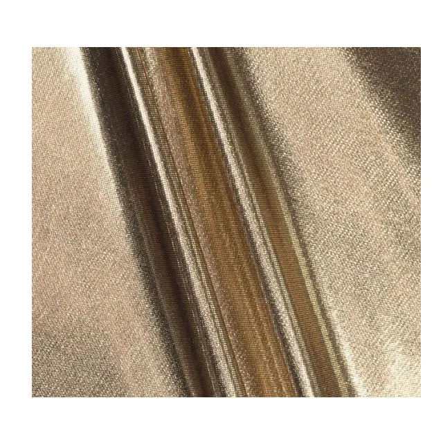 Best Selling Products Polyester and Cotton Blend Lame fabric