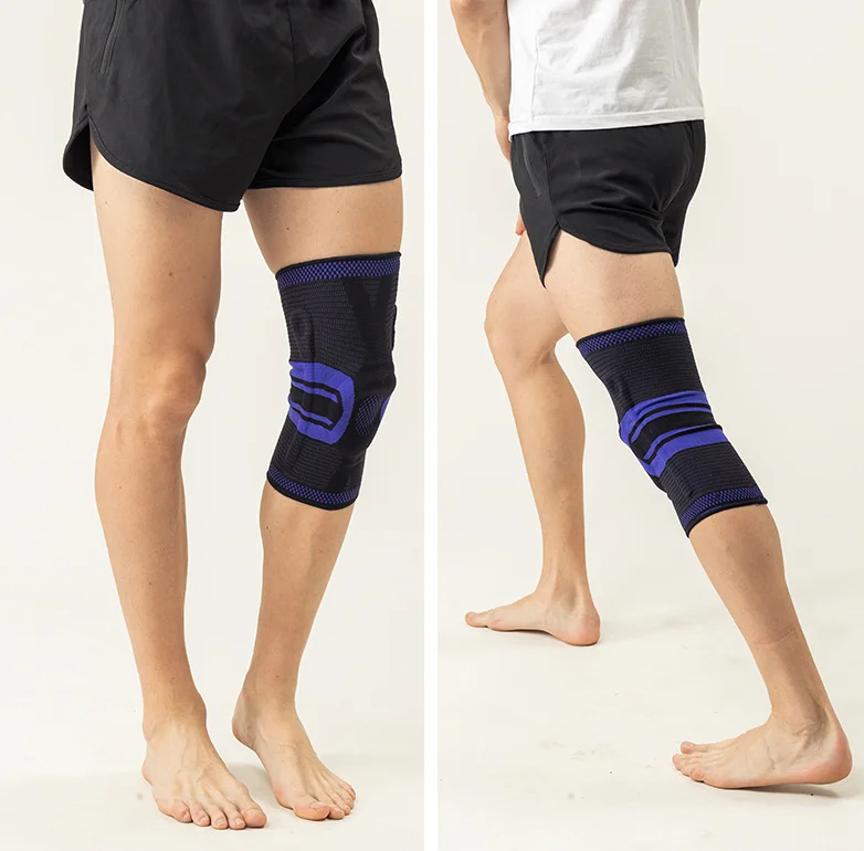 Miket elastic knee support wrap protective knee sleeve high compression knee brace