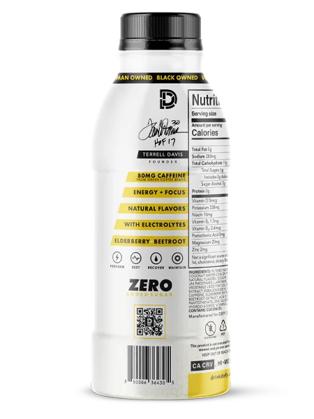 DEFY Boost Elderberry Lemonade No Cbd No Gluten Without Artificial Colours 6pk/ 16.9Z Bottle