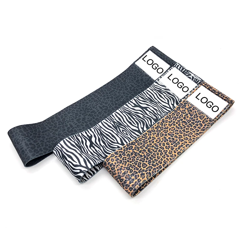 Fabric Hip Resistance Bands Exercise Custom Logo And Color elastic booty bands workout latex loop bands