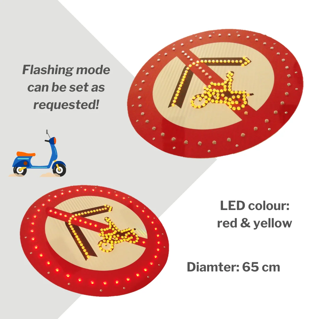 Солнечные светодиодные скутеры и велосипеды запрещенные указатели поворота направо