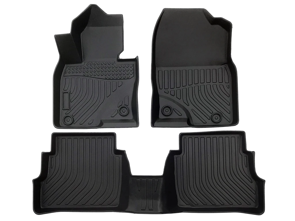 Unique left right hand drive heated auto pvc floor covering carpet leather eva 3d 4d 5d floor car mat