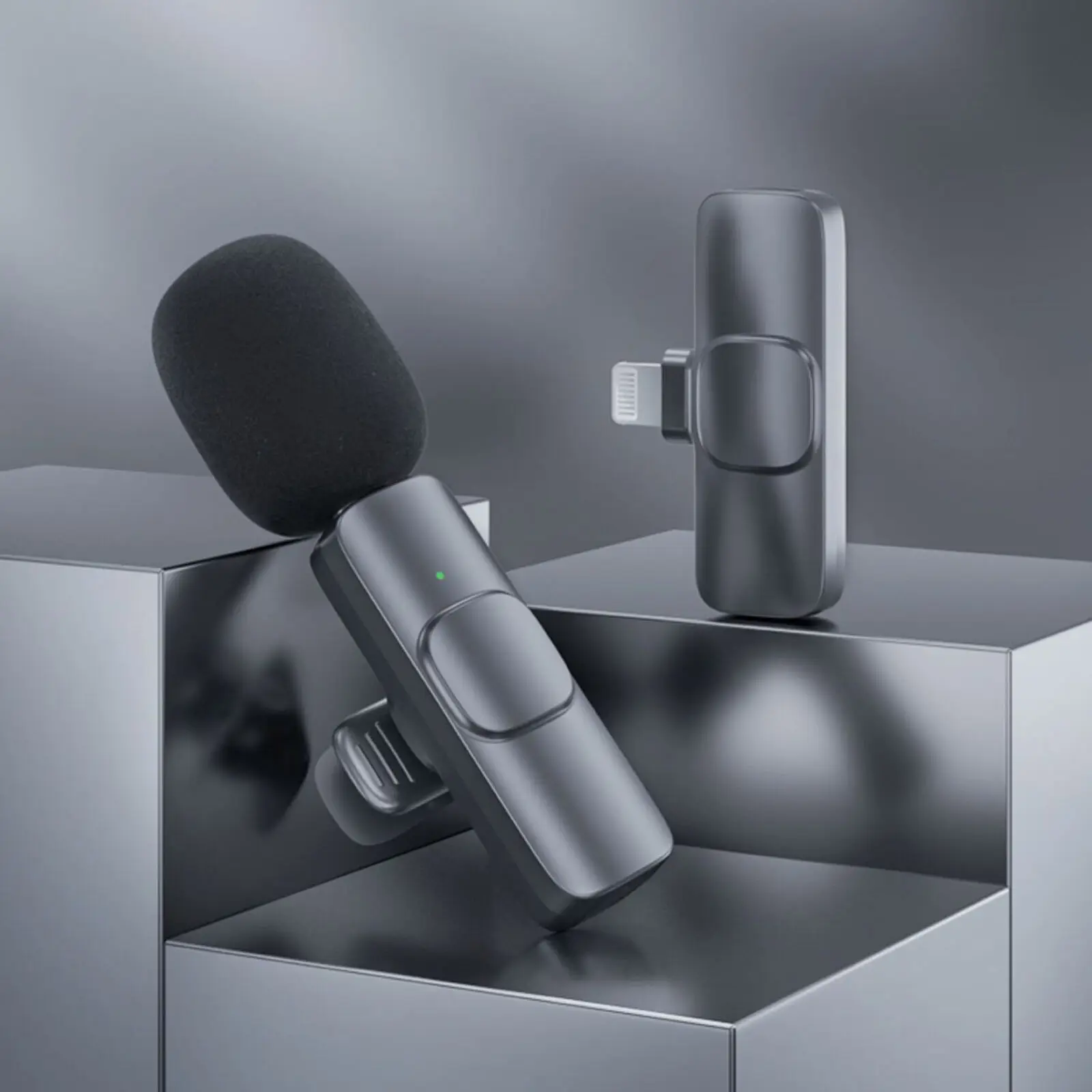 Беспроводная петличная микрофонная система Plug-Play UHF для видео устройств iOS освещение