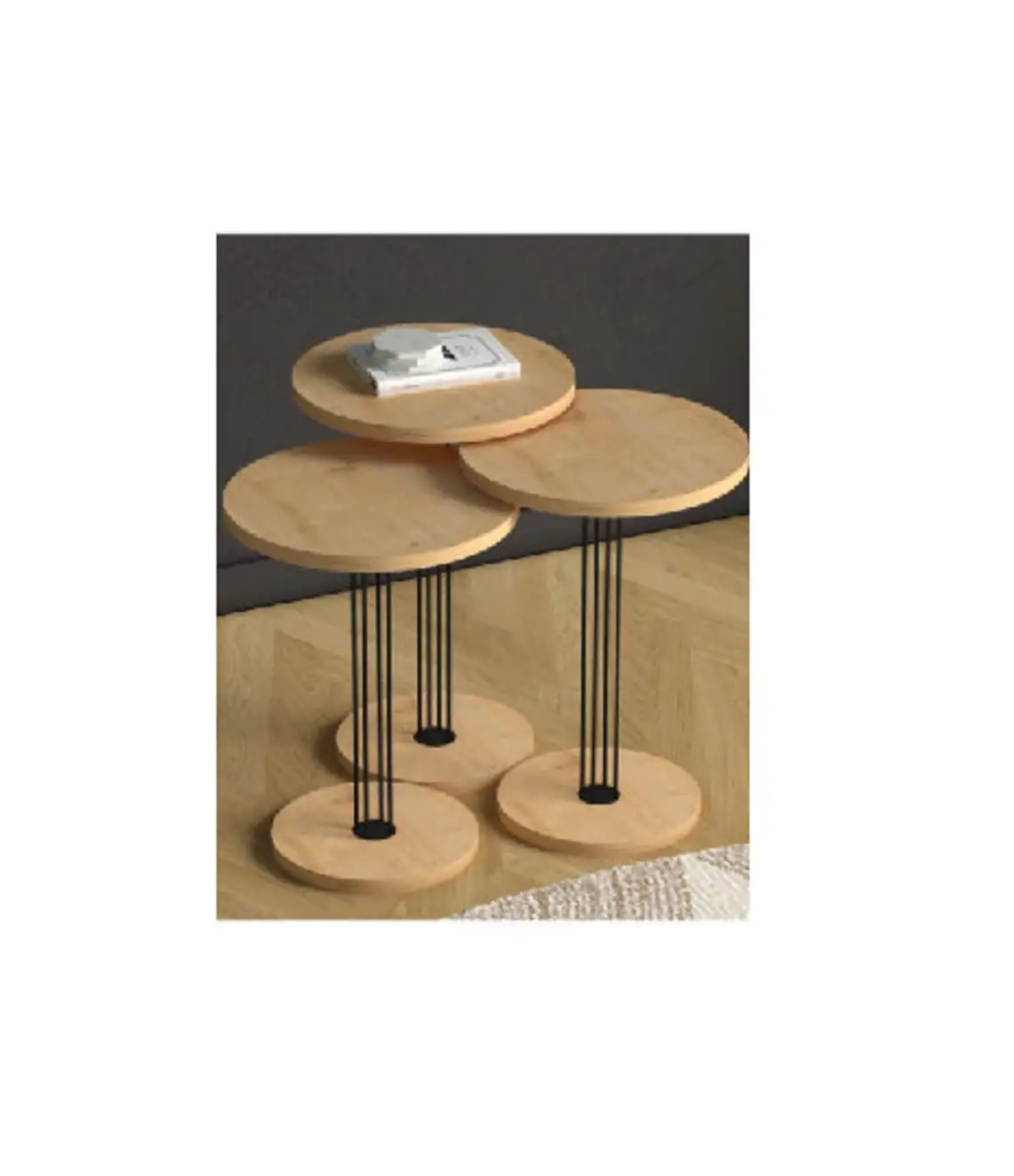 Современный деревянный журнальный столик клетка железные ножки лучший для домашнего декора металлическая мебель Сделано в Индии боковой стол офисный Декор