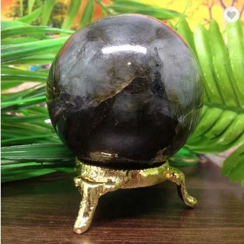 Сфера из натурального Лабрадорита, кварцевый хрустальный шар | Полировка Лабрадорита вручную | Хрустальный исцеляющий гадания шар в подарок