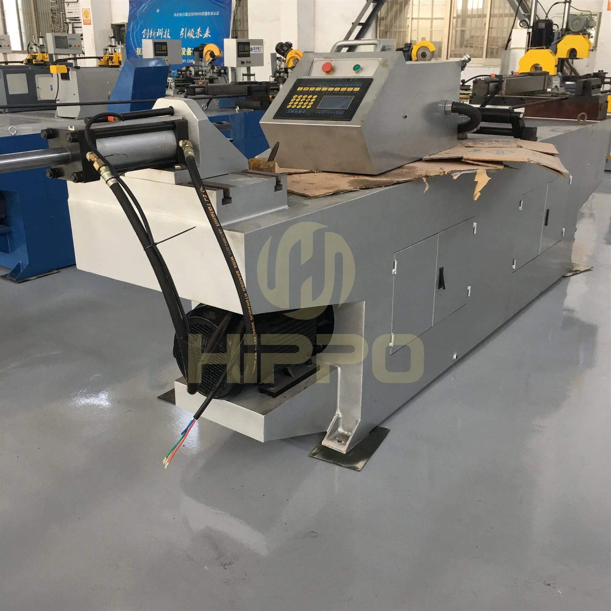 
China Semi-Automatic 3-Axis aluminum steel Pipe Bending Machine 