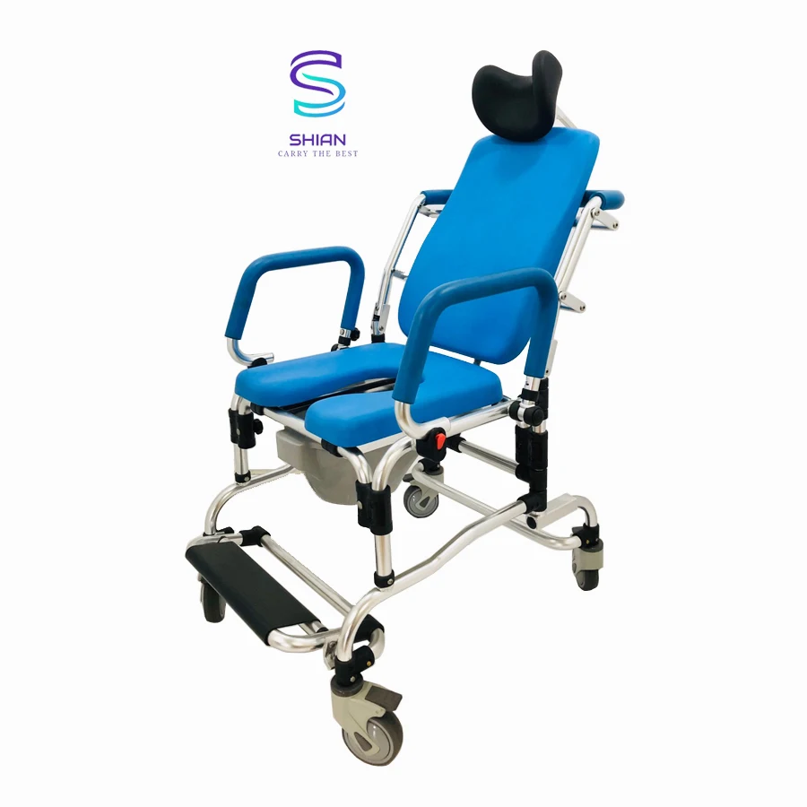 
HS6007 инвалидное кресло для туалета, комод из алюминиевого сплава для инвалидов 