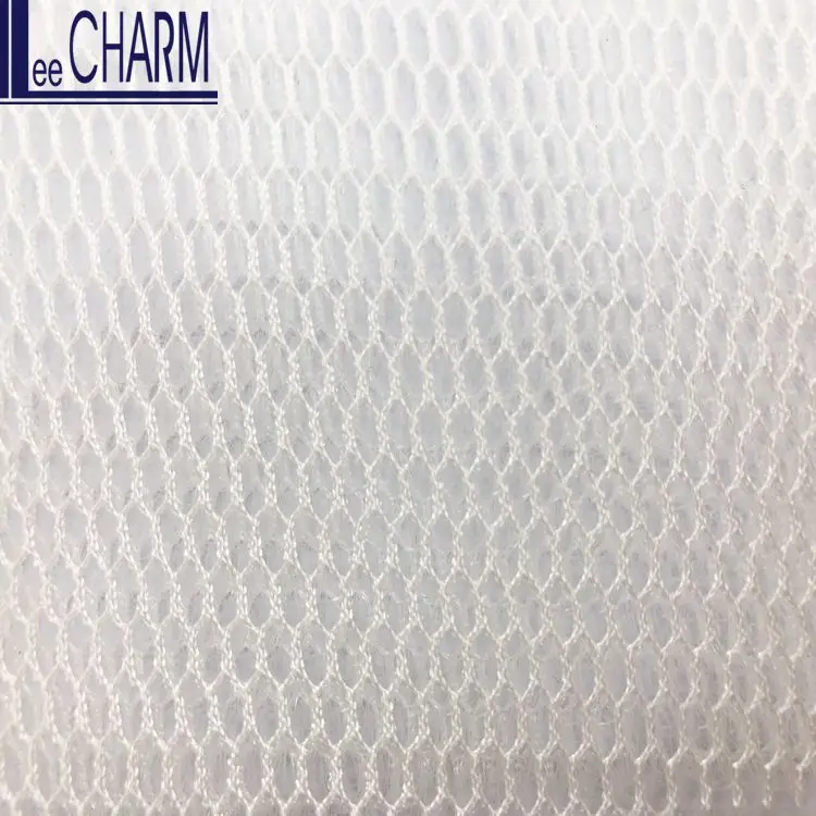 LCYP015 Taiwan 8mm Polyester Soft Thick Sandwich Mesh Fabric