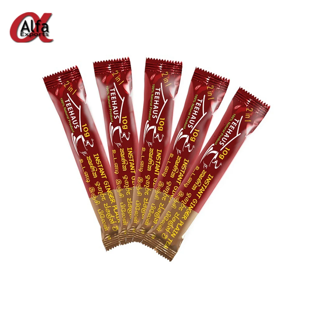 Продажа чайных листьев ручной работы имбирный вкус 2 в 1 мгновенный цейлонский сушеный обычный имбирный чай порошок в наличии