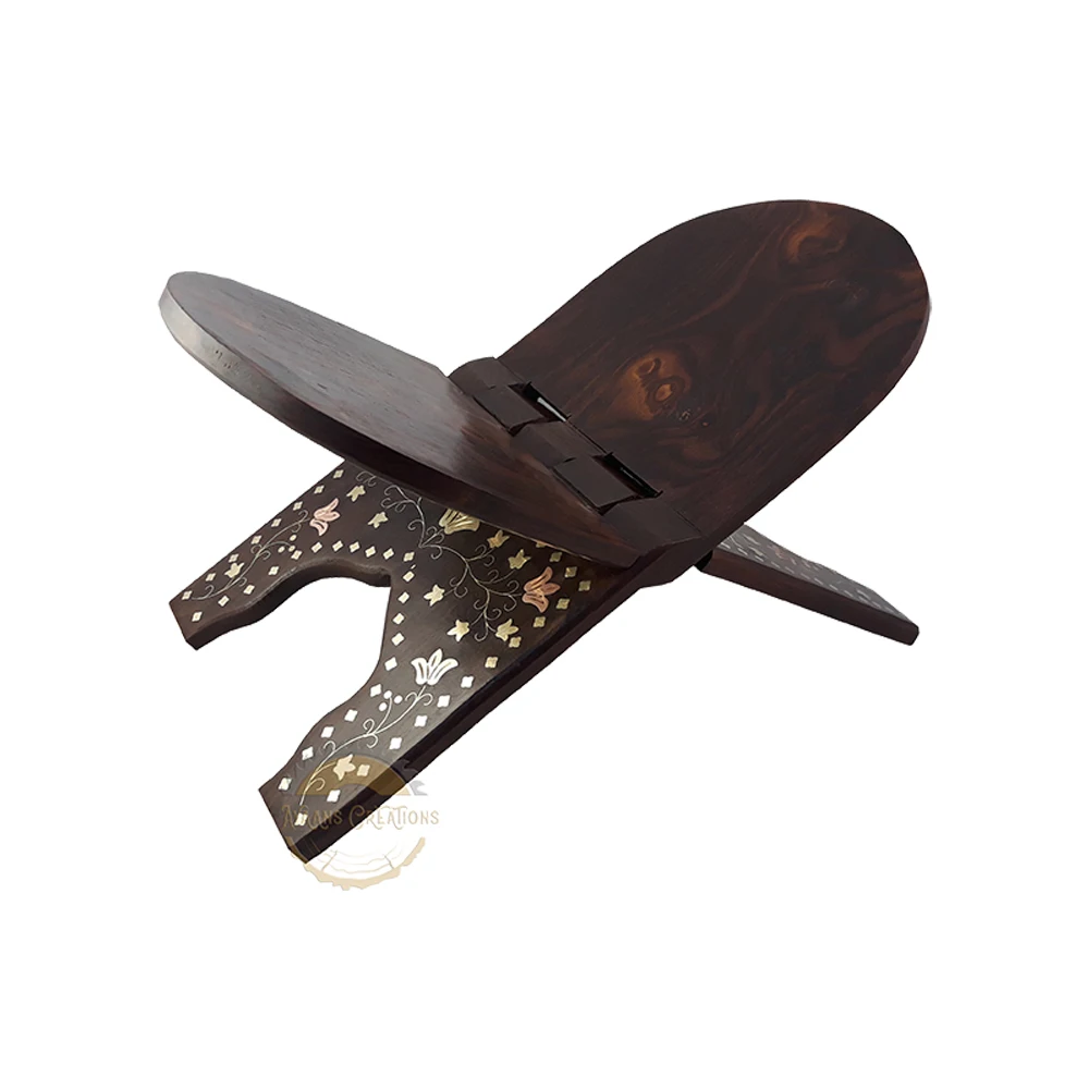 Sheesham Wood Made Superior Quality Holy Book Stand With Customized Designs And Sizes Available
