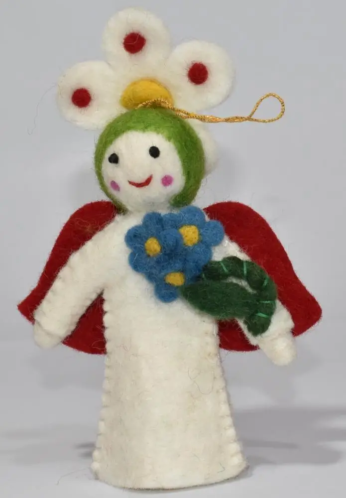 Doll felted, Woolen fairy doll made from 100% new Zealand wool, Fair made doll for decoration and children to play