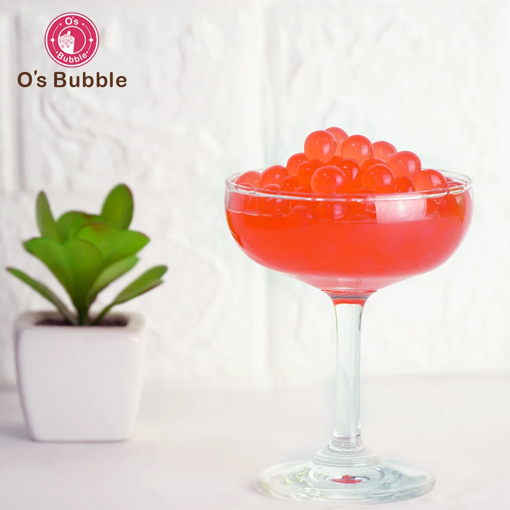 high demand 450g strawberry flavor popping boba amazon top sell product