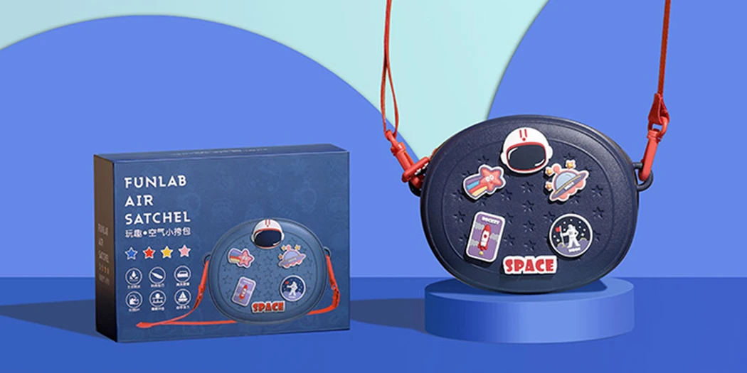 YUNTAB Kids Toddler Purse, with DIY Cartoon Buckles, Easy Clean Lightweight, Kindergarten Preschool Age 2 3 4 5 6 7 8