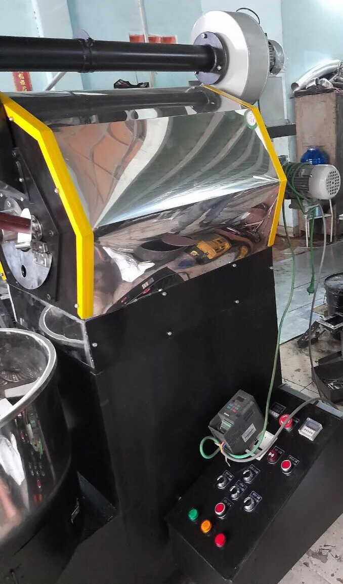 Stainless Steel Full Size Coffee Roasting Roaster Machine 5kg to 120 kg
