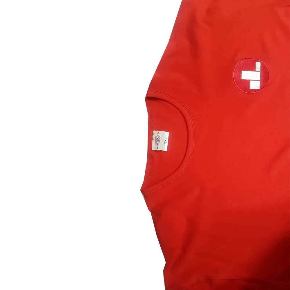 BEST QUALITY MENS RED COLOR CUSTOM LOGO T SHIRT