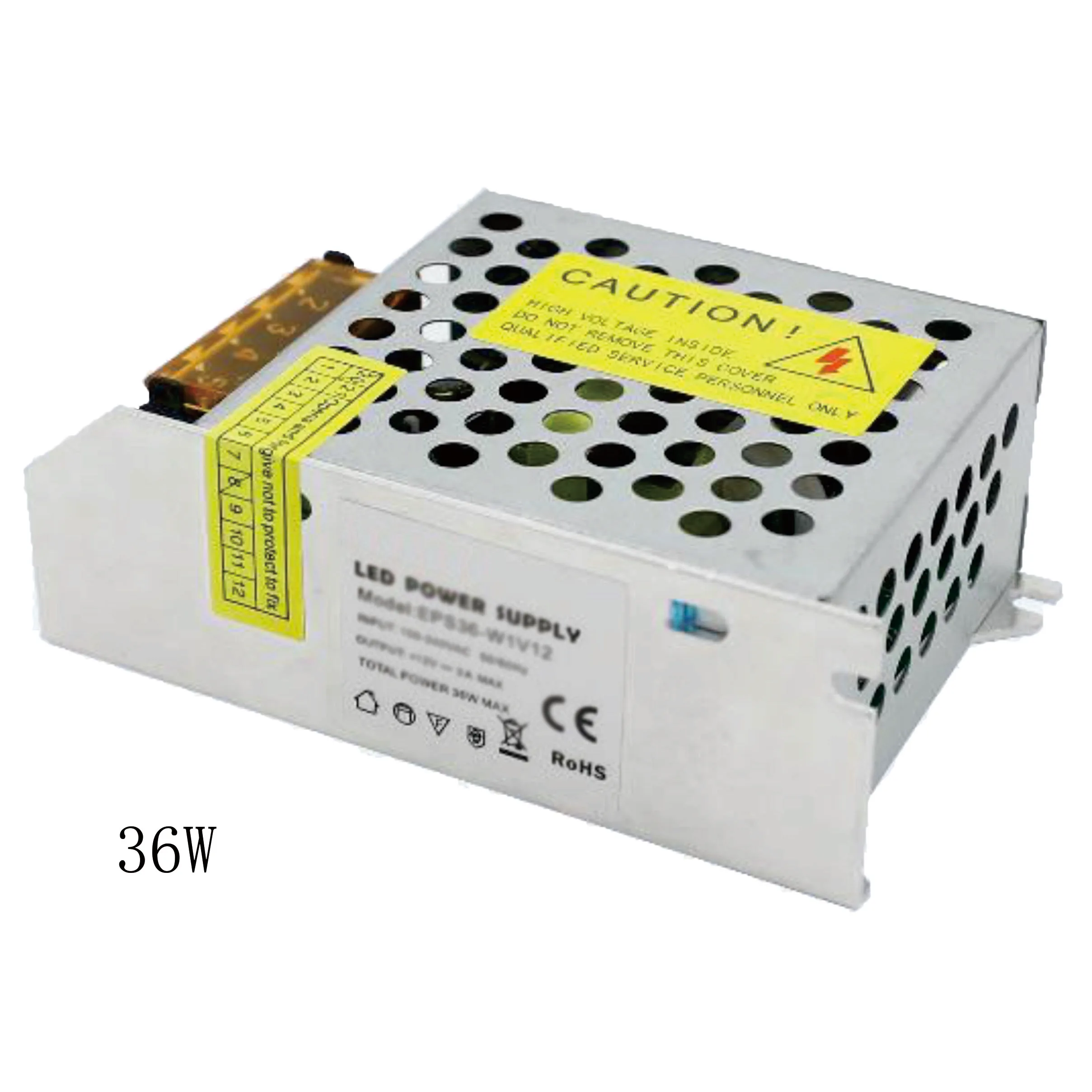 DC constant voltage Power Supply 12V/24V 25W-400W