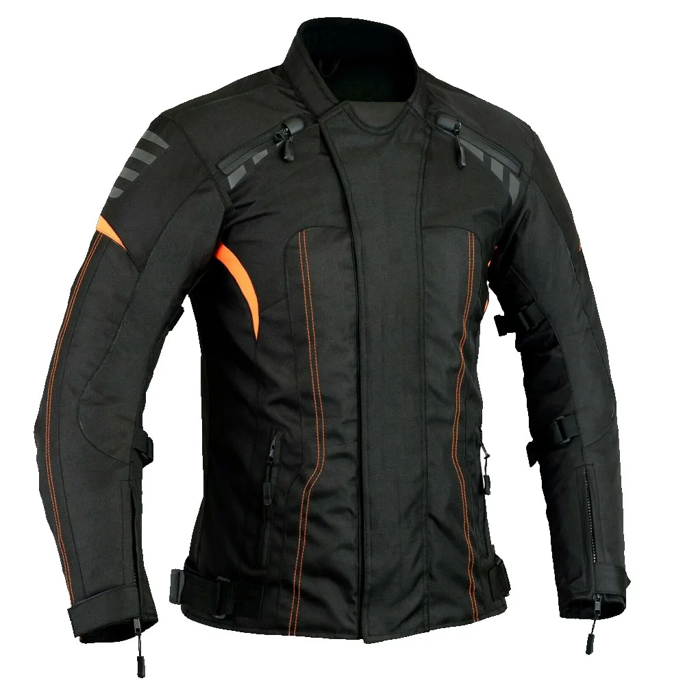 Rider Motorcycle Motorbike Racing Suit Cordura Textile Jacket