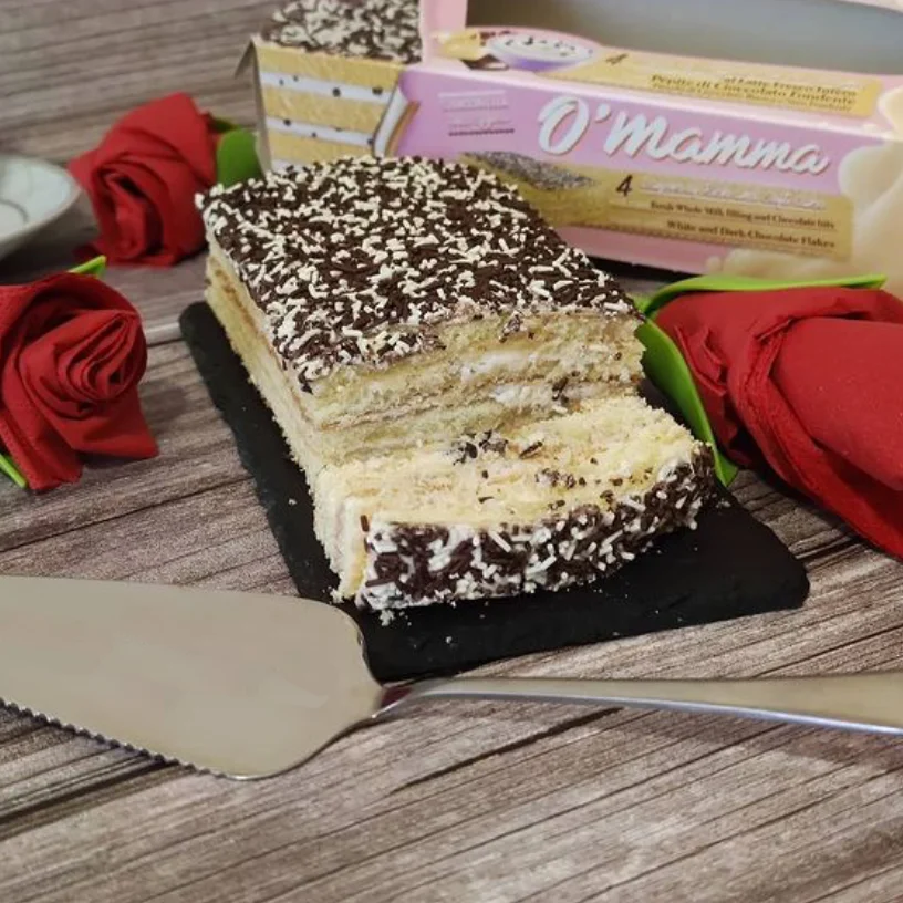  High quality Made in Italy Soft Layer cake O MAMMA stracciatella - box 300g as an informal