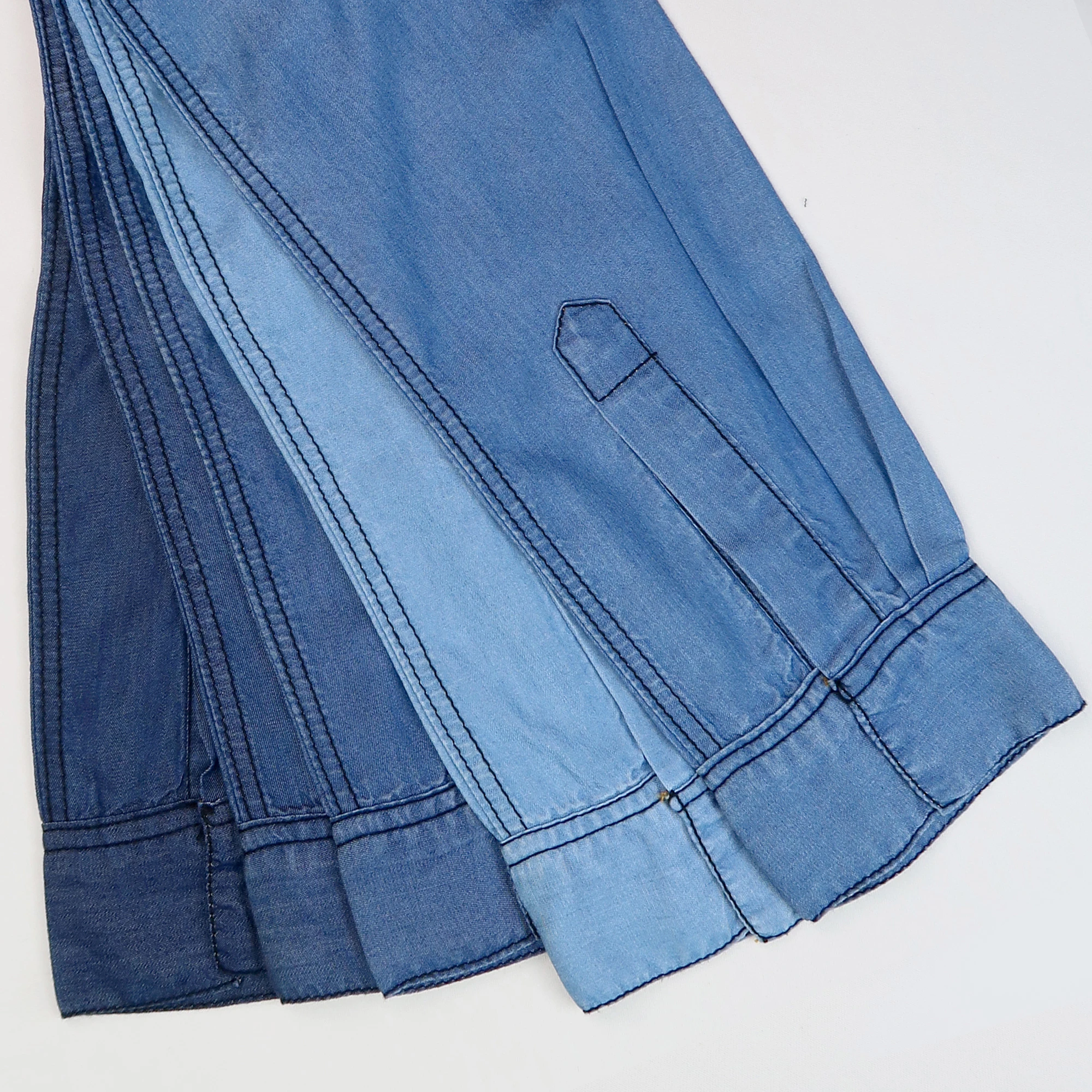 
Kids Jeans Manufacturer Shiny Twill Denim Fabric Tencel Woven Plain Shirt Fabric,tencel Denim Indigo Blue 100% Tencel 58/60 6oz 
