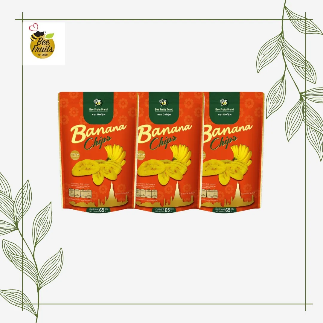 Лучшая цена, оптовая продажа, вакуумные жареные фрукты, банановые чипсы, качественные фрукты, лучший продавец, производитель из Таиланда (набор Trio)