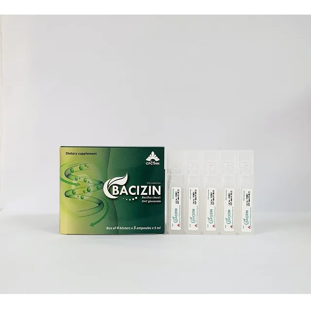 Hot Product Box of 20 Ampoules Oral Solution Perfect Combination of Bacillus Clausii & ZinC for improving Intestinal Microflora