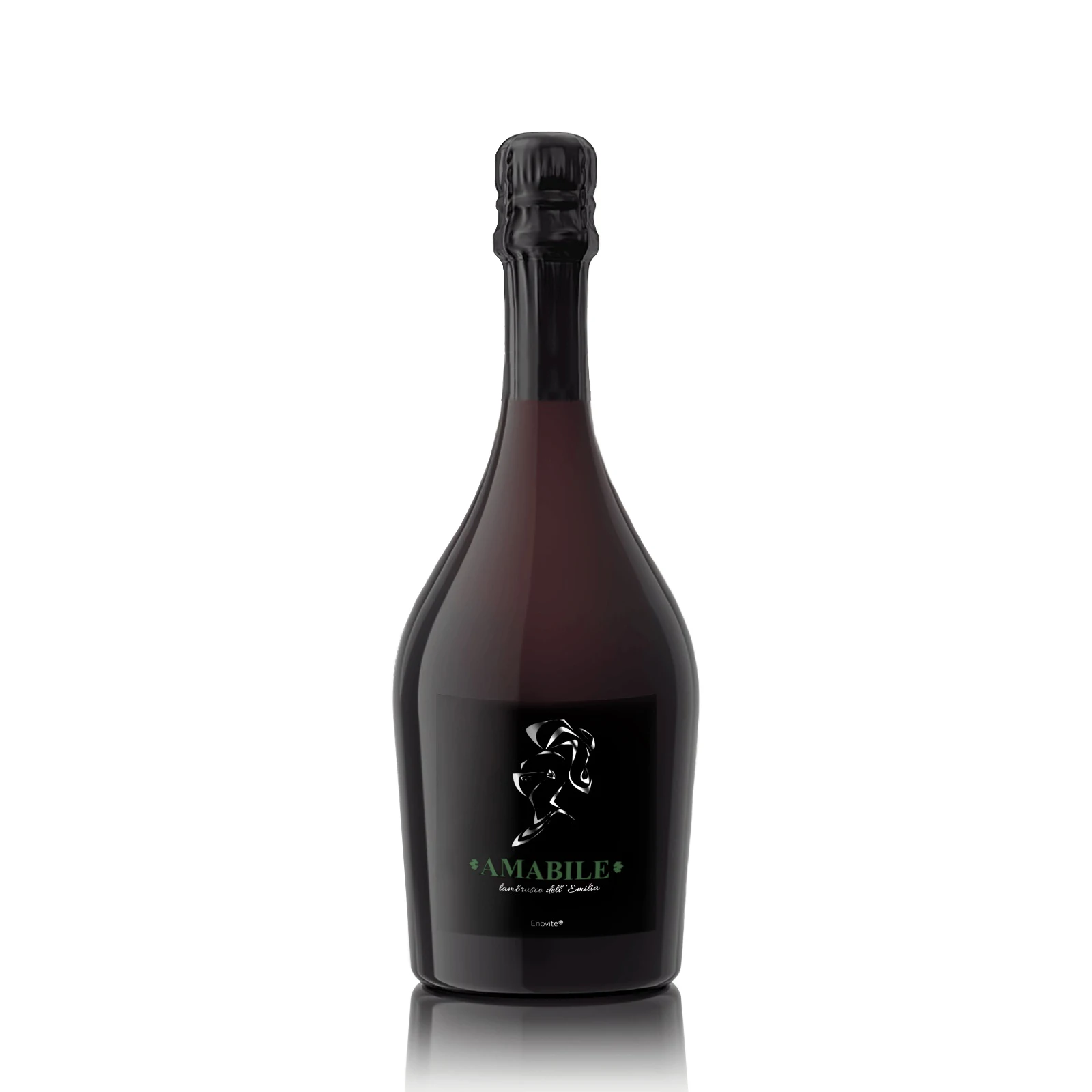 ENOVITE SEMI-SWEET SPARKLING RED WINE  MADE IN ITALY LAMBRUSCO AMABILE IGP - 0,75L