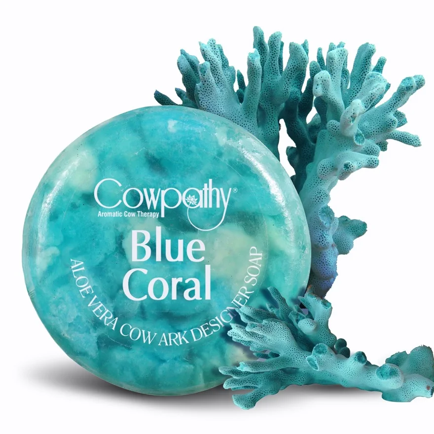 Private Label Transparent Blue Herbal Aloe Bath Soap 80g/100g Whitening round Soap for Adults and Hotel Use