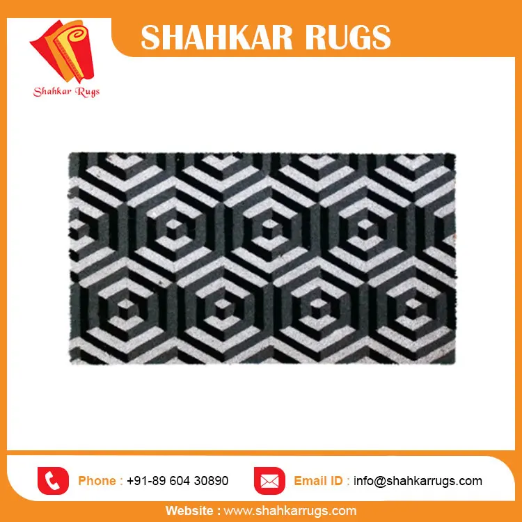 2024 New Modern Design Wholesale Price Coir And Rubber Matting Mat Outdoor Coir Mat