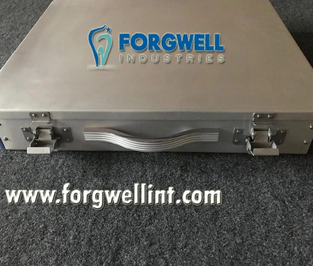  Легкий алюминиевый пустой портфель/коробка/контейнер/Чехол/ящик для инструментов/кейс инструментов с ручкой и замками от Forgwell Industries